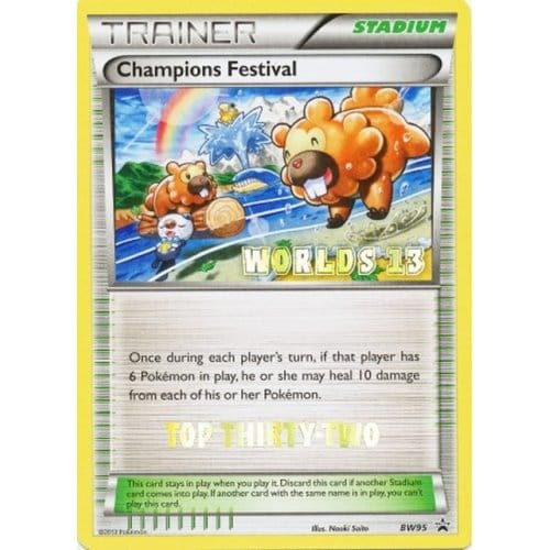 Black & White Promo BW95 Champions Festival Worlds 2013 (Top 32 Stamp)、Pokemon、kayou