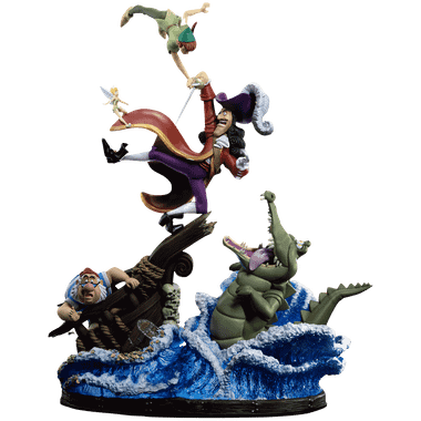 Disney Peter Pan: Peter Pan vs Hook DSNEY95223-10 - Deluxe Art Scale 1/10 Statue、Iron Studios、kayou