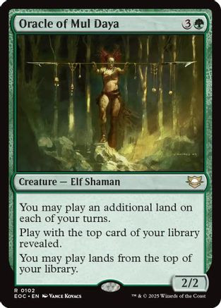 Oracle of Mul Daya (EOC-102) - Commander: Edge of Eternities、Wizards of the Coast、kayou