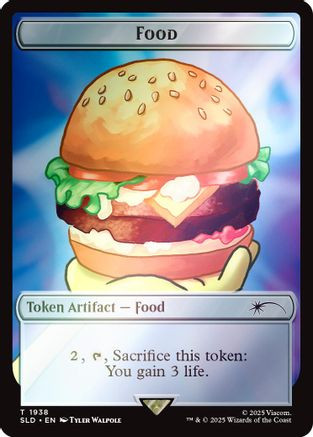 Food Token (1938) (Rainbow Foil) (SLD-1938) - Secret Lair Drop Series Foil、Wizards of the Coast、kayou