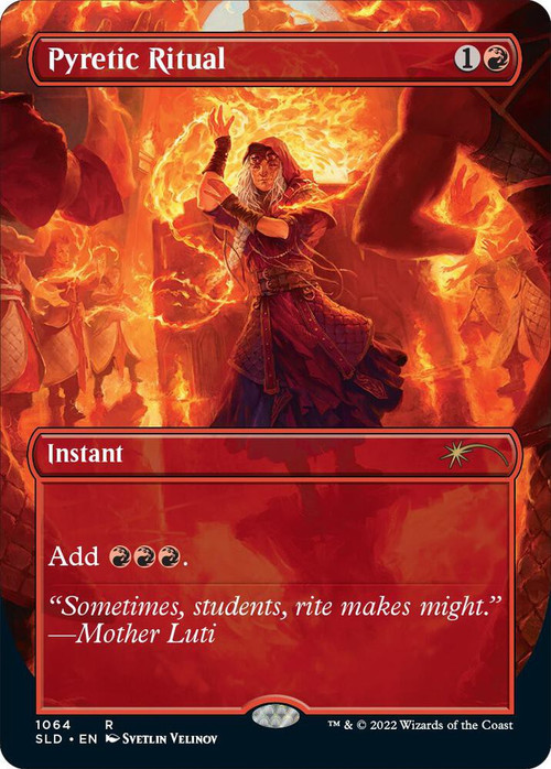 MtG Secret Lair Drop Series Common Pyretic Ritual #1064、ToyWiz、kayou