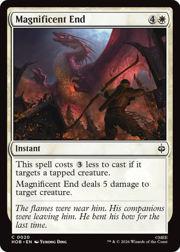 Magnificent End (Foil) | The Hobbit、Magic: The Gathering、kayou