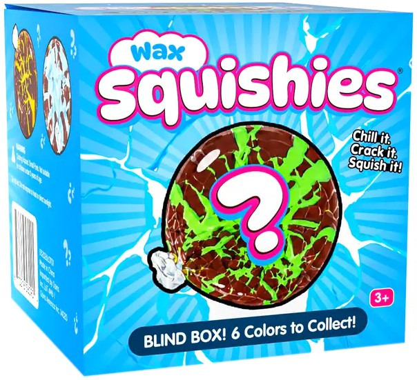 Wax Squishies 2.75-Inch Mystery Pack 1 RANDOM Squishy、ToyWiz、kayou