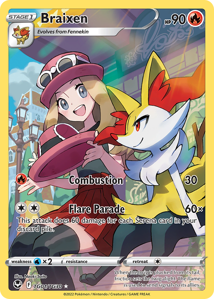 Braixen TG01/30 - Silver Tempest Trainer Gallery Holofoil (HP)、The Pokémon Company、kayou