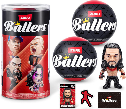 5 Surprise BALLERS WWE Wrestling Series 1 LOT of 2 Mystery Packs 1 RANDOM Wrestler Per Pack!、ToyWiz、kayou
