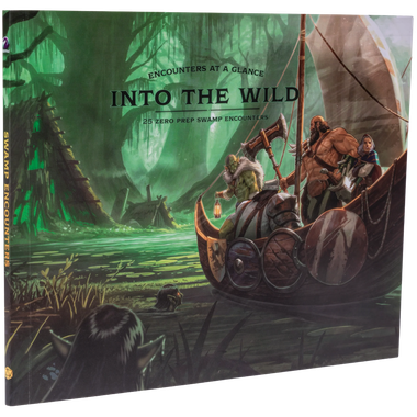 Encounters at a Glance: Into the Wild - Swamp Encounters (Scratch & Fold Edition) (PREORDER)、Worlds at a Glance、kayou