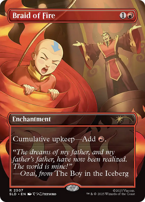 Braid of Fire (Foil) (Secret Lair - Avatar: The Last Airbender: The Ember Island Players) | Secret Lair Drops、Magic: The Gathering、kayou
