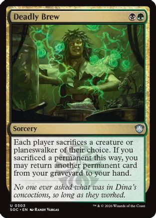Deadly Brew (SOC-303) - Commander: Secrets of Strixhaven、Wizards of the Coast、kayou