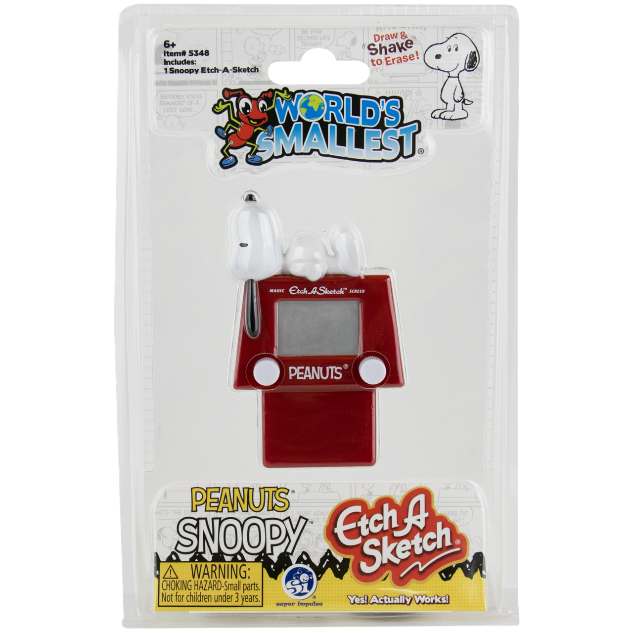 Worlds Smallest: Peanuts Snoopy Etch A Sketch、Super Impulse USA、kayou