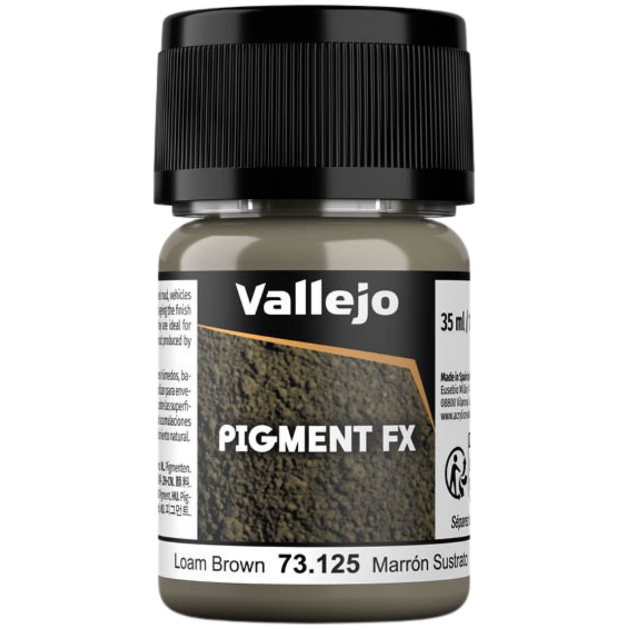 Acrylicos Vallejo: Loam Brown - Pigment FX 35ml、Acrylicos Vallejo, S.L.、kayou