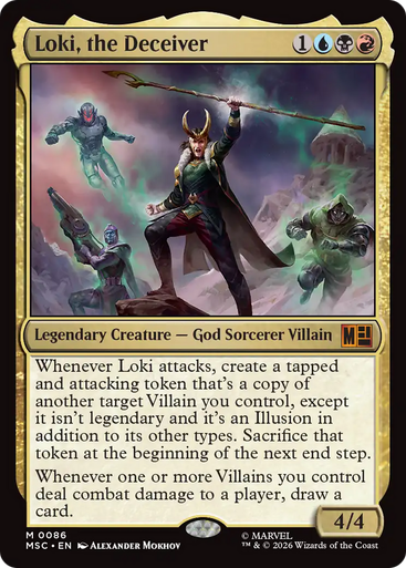 Loki, the Deceiver (Foil) | Marvel Super Heroes Commander、Magic: The Gathering、kayou