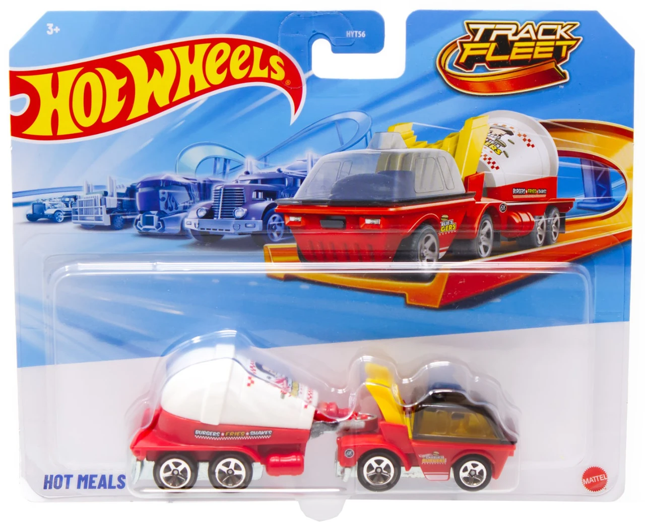 Hot Wheels Track Fleet Hot Meals Die Cast Car、ToyWiz、kayou