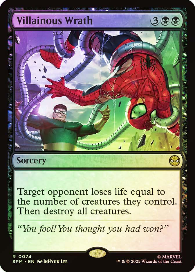 Villainous Wrath (SPM-074)、Magic: The Gathering、kayou