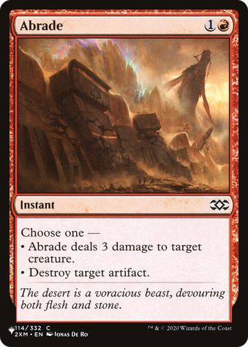 Abrade (2XM) (LIST-114/332) - The List、Wizards of the Coast、kayou
