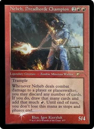 Neheb, Dreadhorde Champion (Retro Frame) (SLD-857) - Secret Lair Drop Series Foil、Wizards of the Coast、kayou