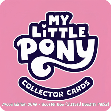 My Little Pony Collectible Cards: Friendship Eternal Cards - Moon Edition 004A - Display Box (Sleeved Card Packs) (PREORDER)、Kayou Trading Limited、kayou