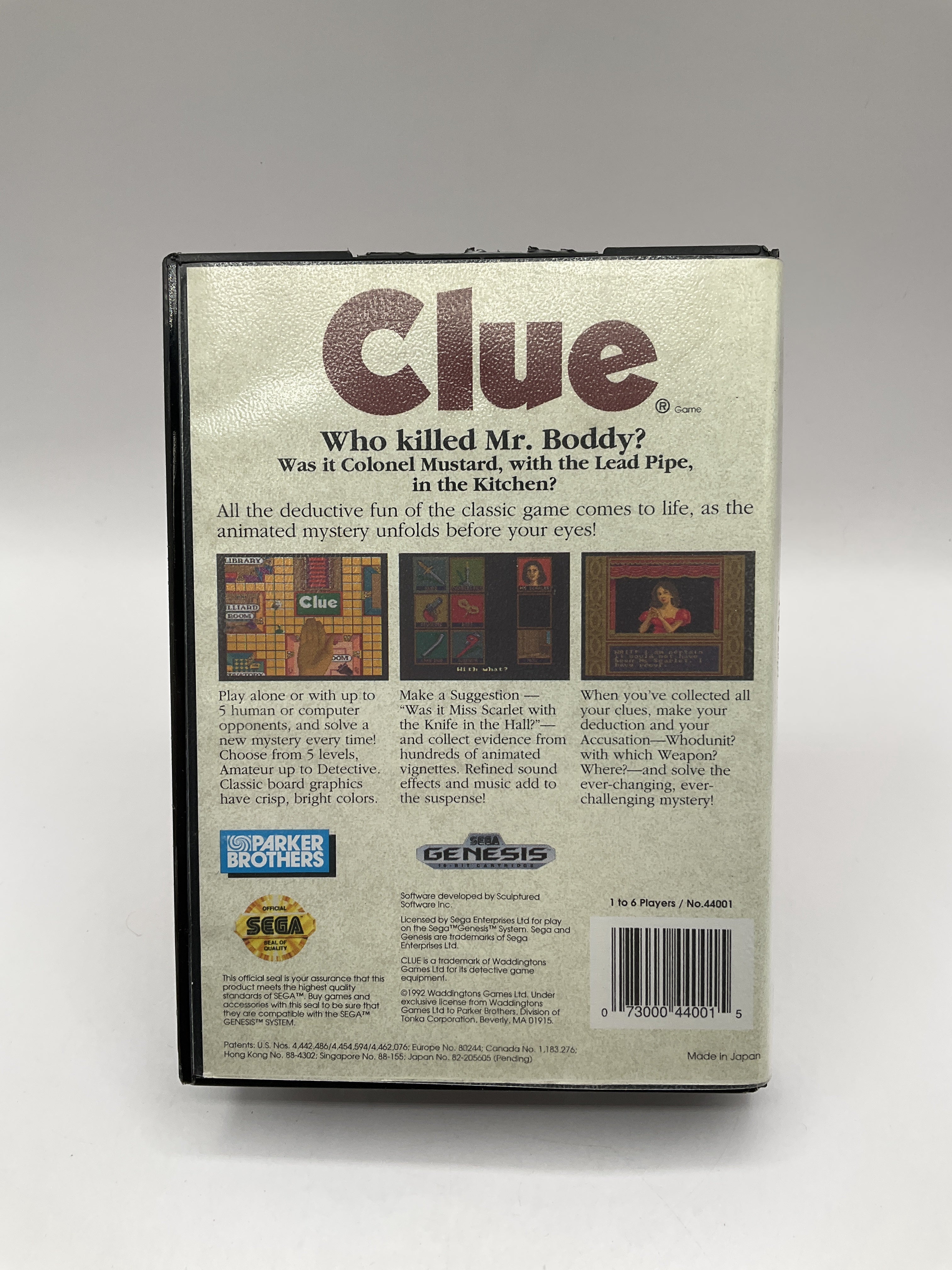 Clue Sega Genesis Used、Collector Store LLC - VG、kayou