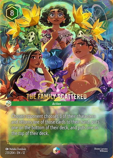 The Family Scattered (Enchanted Rare) | Wilds Unknown、Disney Lorcana、kayou