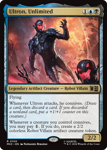 Ultron, Unlimited (Surge Foil) | Marvel Super Heroes Commander、Magic: The Gathering、kayou