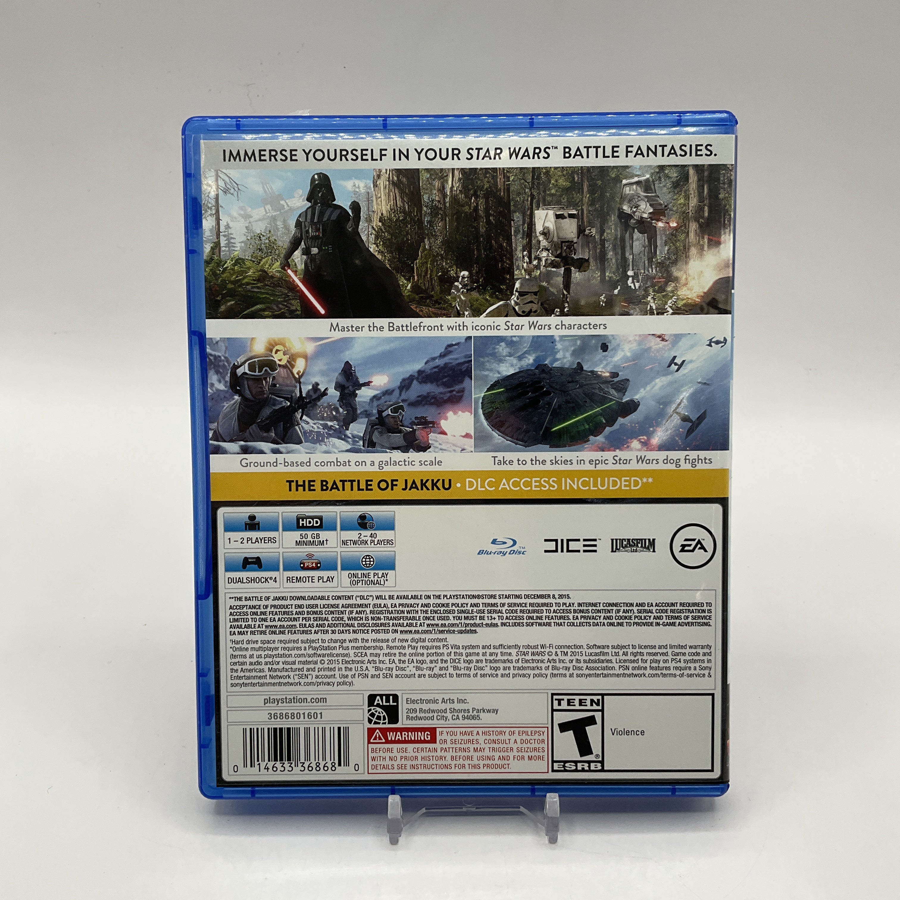 Star Wars Battlefront Playstation 4 Used #2、Collector Store LLC - VG、kayou