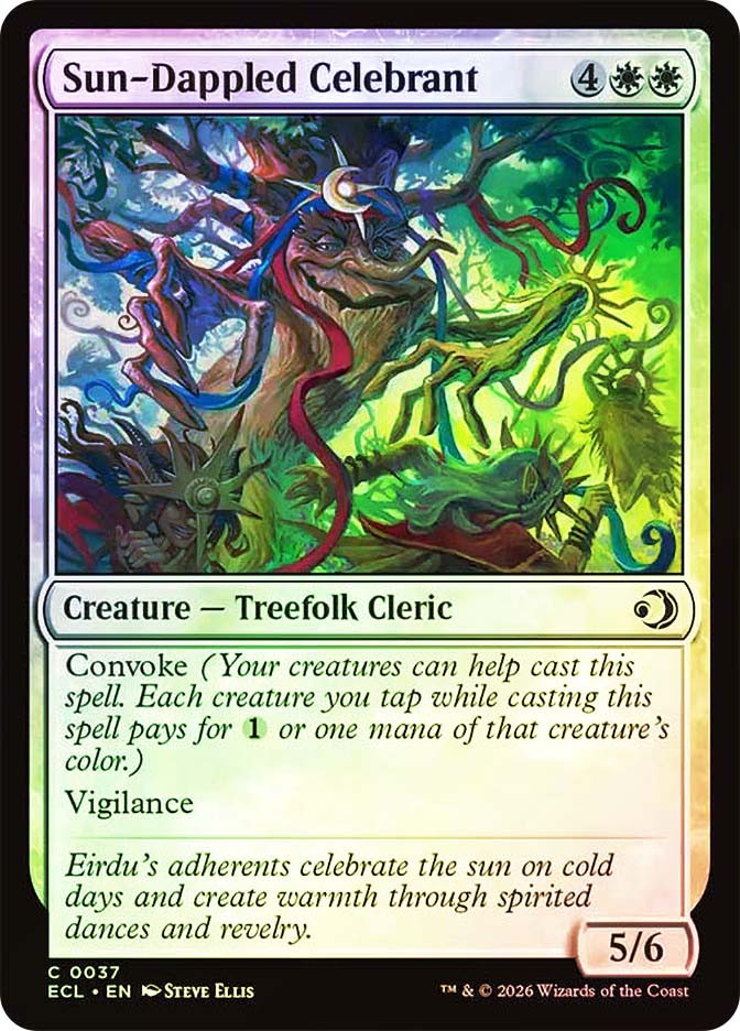Sun-Dappled Celebrant SGL-MTG-ECL-037-ENF、Magic: The Gathering、kayou