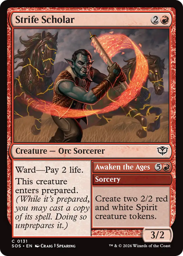 Strife Scholar // Awaken the Ages (Foil) | Secrets of Strixhaven、Magic: The Gathering、kayou