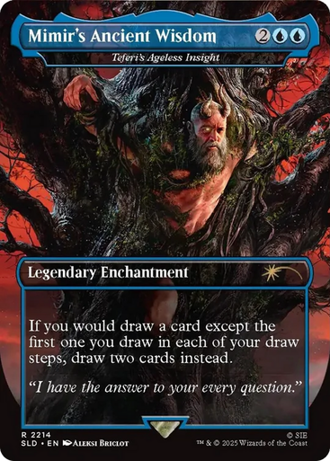 Teferi's Ageless Insight Mimir's Ancient Wisdom (Foil) (Secret Lair - God of War: Norse) | Secret Lair Drops、Magic: The Gathering、kayou