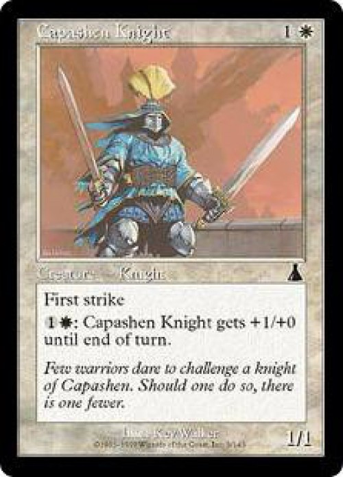 MtG Urza's Destiny Common Capashen Knight #3、ToyWiz、kayou