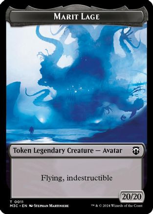 Marit Lage // Sand Warrior Double-Sided Token (M3C-11 // 23) - Modern Horizons 3 Commander、Wizards of the Coast、kayou