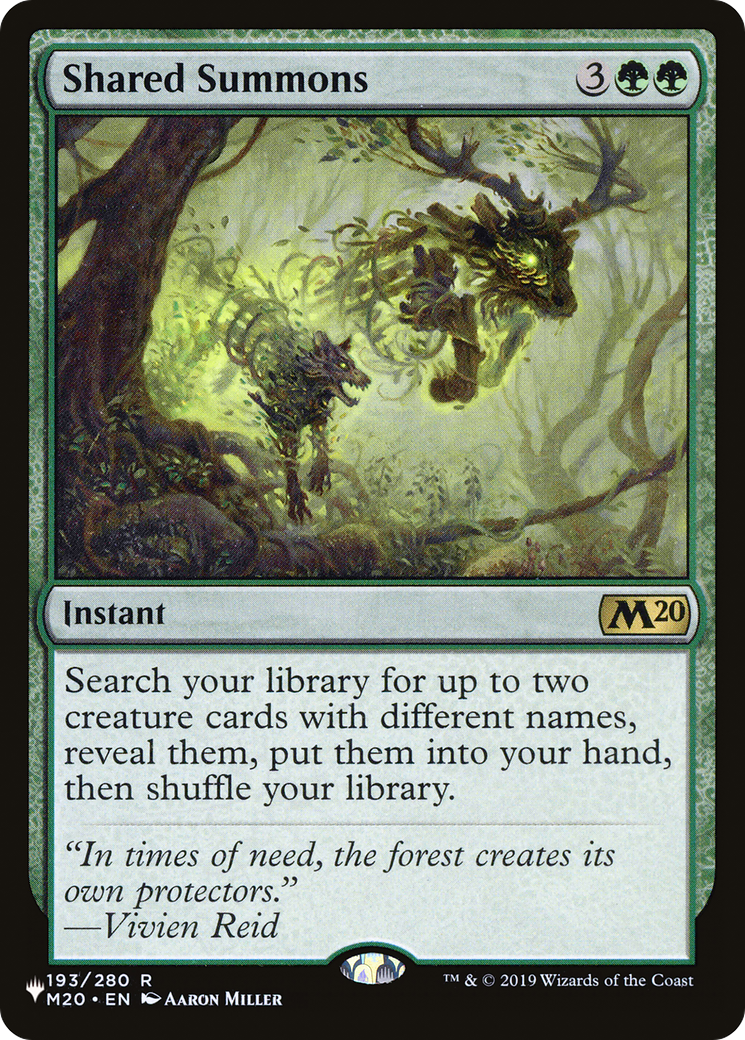 Shared Summons (LIST-193/280) - The List、Wizards of the Coast、kayou