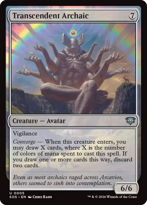 Transcendent Archaic | Secrets of Strixhaven、Magic: The Gathering、kayou