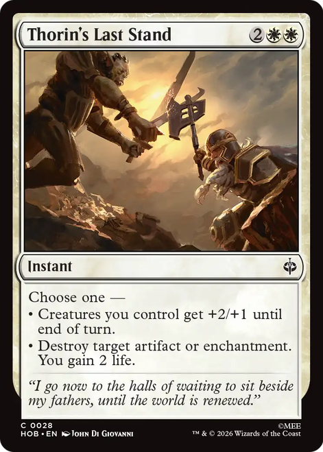 Thorin's Last Stand (Foil) | The Hobbit、Magic: The Gathering、kayou