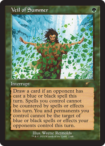 Veil of Summer (Foil) (Secret Lair - Back In My Day!) | Secret Lair Drops、Magic: The Gathering、kayou