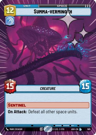 Summa-verminoth (Hyperspace Foil) (585) - Ashes of the Empire Foil、Fantasy Flight Games、kayou