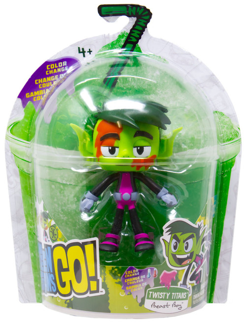 Teen Titans Go! DC Twisty Titans Color Change Beast Boy 6-Inch Bendable Figure、ToyWiz、kayou