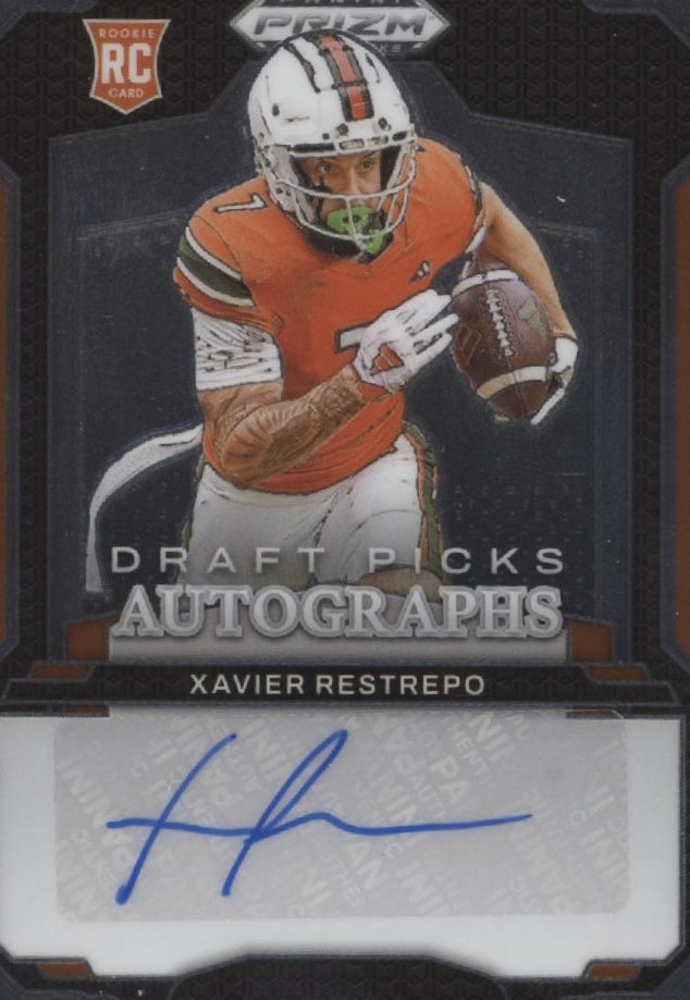 Xavier Restrepo 2025 Panini Prizm Draft Picks Autographs RC Auto #DPA-XRO、Collector Store LLC、kayou