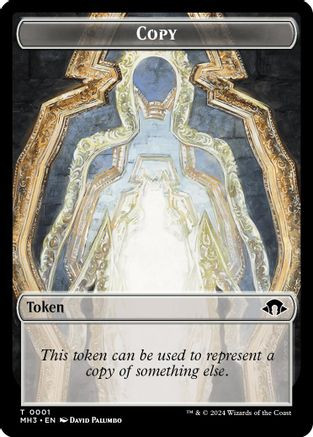 Copy (Ripple Foil) // Eldrazi Angel Double-Sided Token (M3C-1 // 2) - Modern Horizons 3 Commander Foil、Wizards of the Coast、kayou
