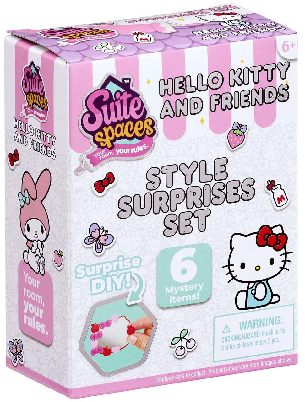 Suite Spaces Hello Kitty & Friends Style Surprises Set Mystery Pack、ToyWiz、kayou