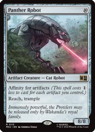 Panther Robot (MSC-113) - Commander: Marvel Super Heroes、Wizards of the Coast、kayou