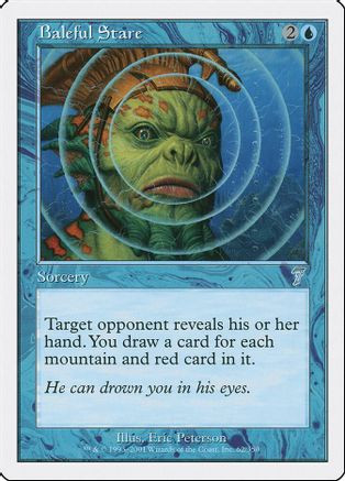 Baleful Stare (7ED-062) - 7th Edition Foil、Wizards of the Coast、kayou