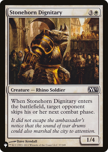 Stonehorn Dignitary (LIST-37/249) - The List、Wizards of the Coast、kayou