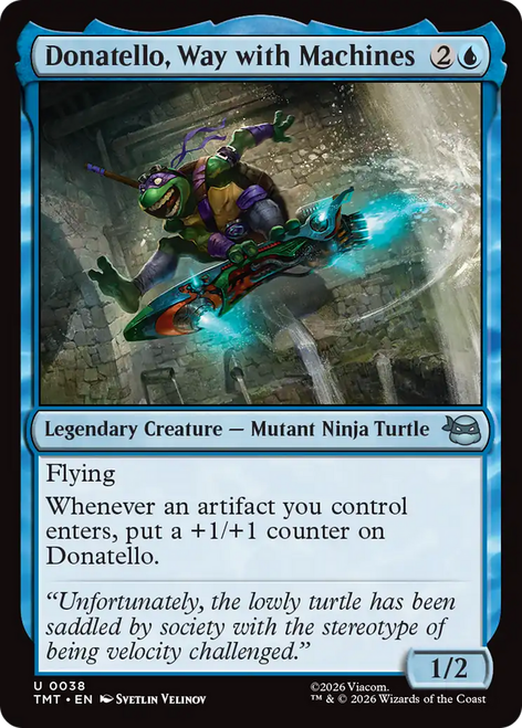 Donatello, Way with Machines (Foil) | Teenage Mutant Ninja Turtles、Magic: The Gathering、kayou