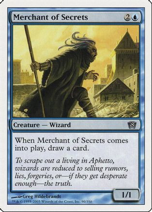 Merchant of Secrets (8ED-090) - 8th Edition Foil、Wizards of the Coast、kayou