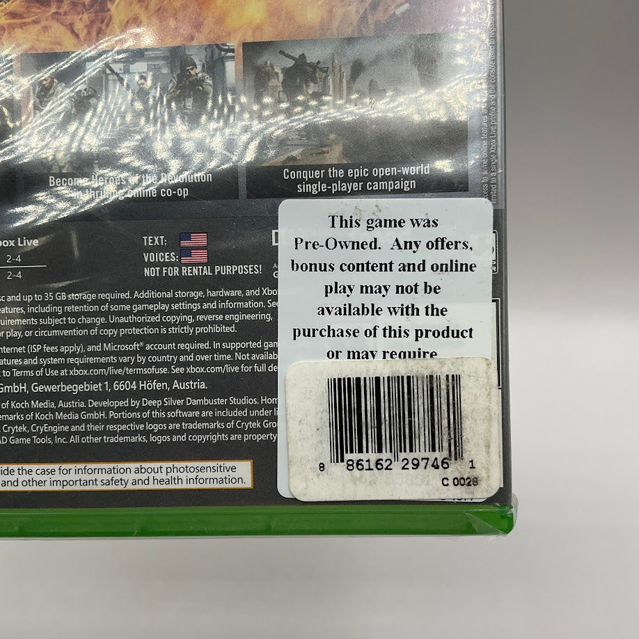 Homefront The Revolution Xbox One Sealed、Collector Store LLC - VG、kayou
