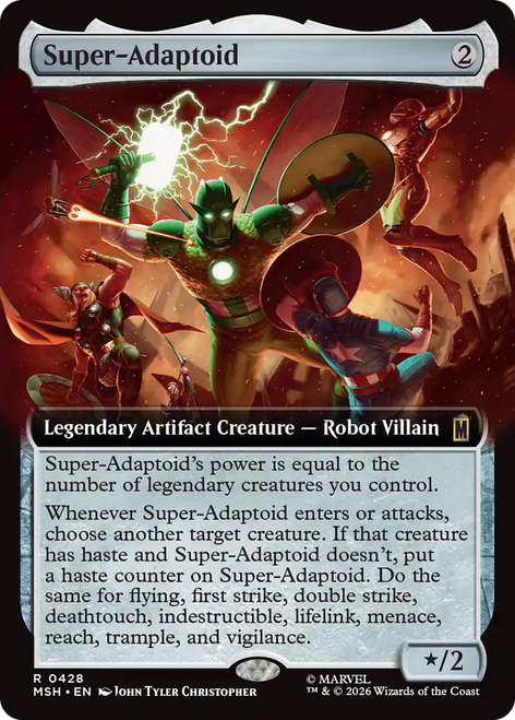 Super-Adaptoid (Extended Art) | Marvel Super Heroes、Magic: The Gathering、kayou