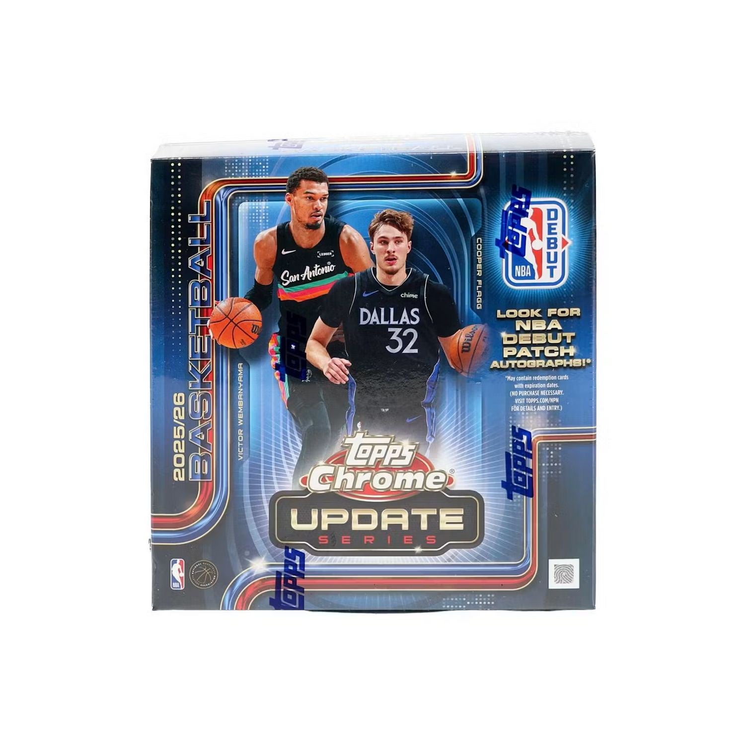 2025-26 Topps Chrome Update Series Basketball Mega Box、Topps、kayou