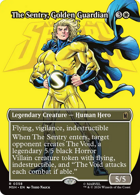 The Sentry, Golden Guardian (Logo Art Foil) | Marvel Super Heroes、Magic: The Gathering、kayou