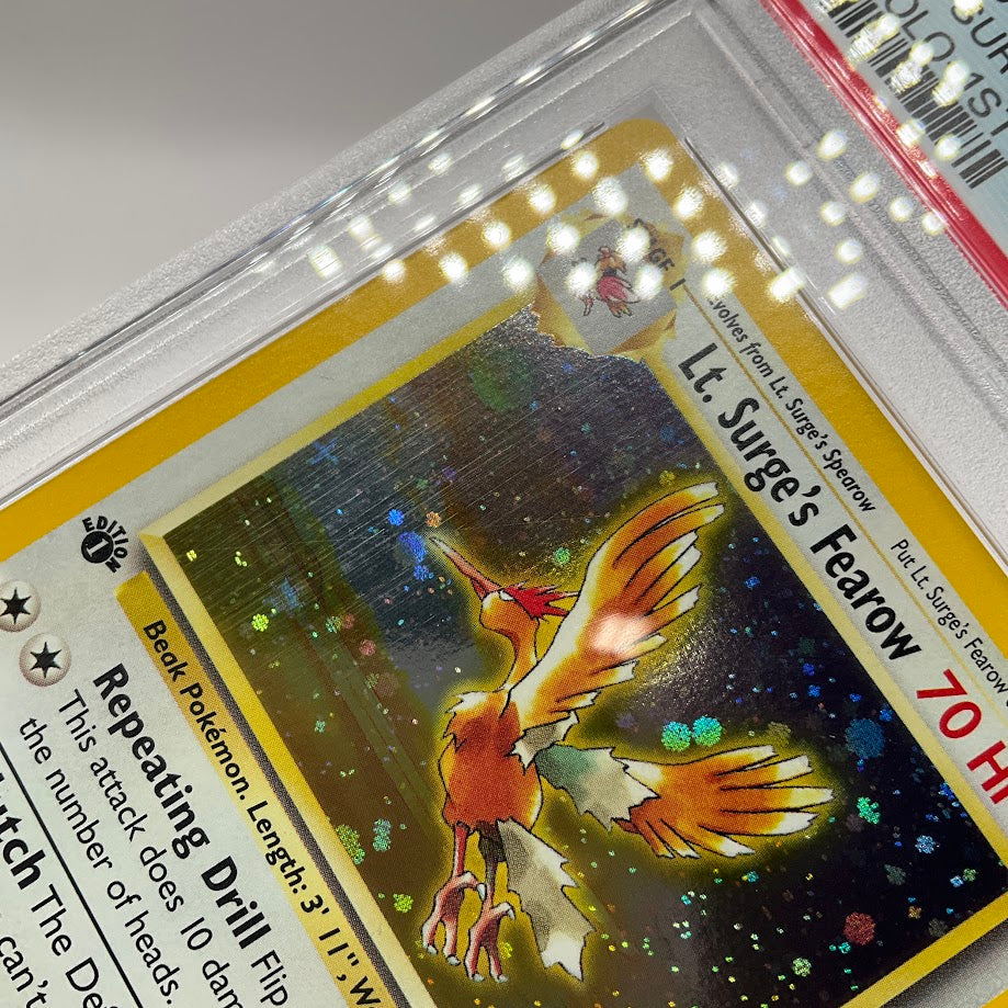 Lt. Surge's Fearow Pokemon Gym Heroes Holo 1st Edition #7 PSA 9、Collector Store LLC Gaming、kayou