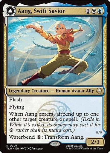 Aang, Swift Savior // Aang and La, Ocean's Fury、Magic: The Gathering、kayou