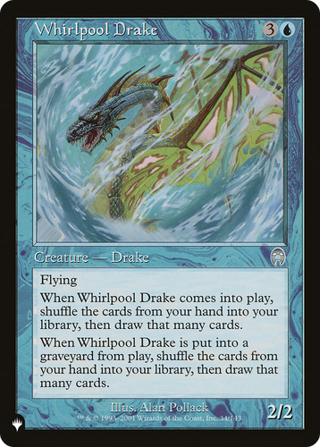 Whirlpool Drake (LIST-34/143) - The List、Wizards of the Coast、kayou